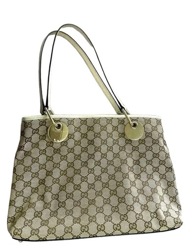 Gucci beige leather tote - leather, bag