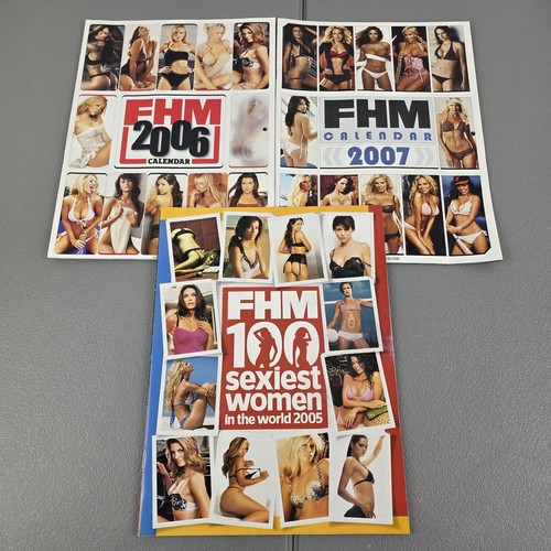 Fhm calendar and magazine lot - and,
