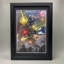 SIEGE OF TERRA MORTIS IMPERATOR TITAN FRAMED ART HORUS HERESY WARHAMMER 40K