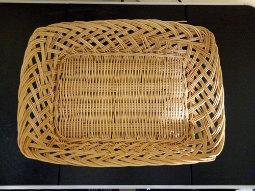 Basket wicker oblong size - , 25cm