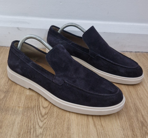 Autograph navy blue suede - blue,