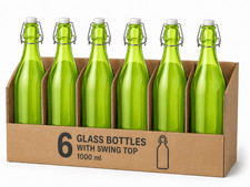 Lime  Glass Bottles with