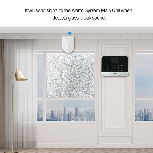 Glass break detector wired - glass,