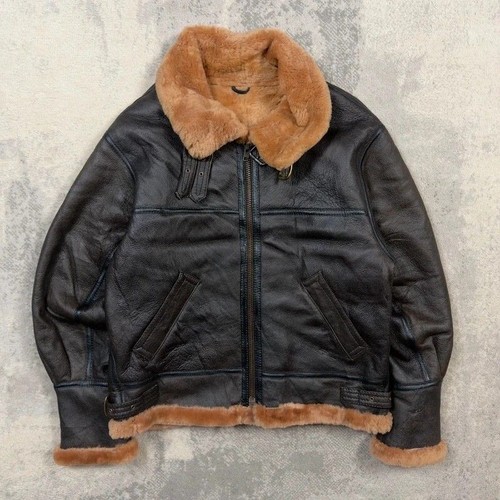 Vintage shearling jacket - vintage,