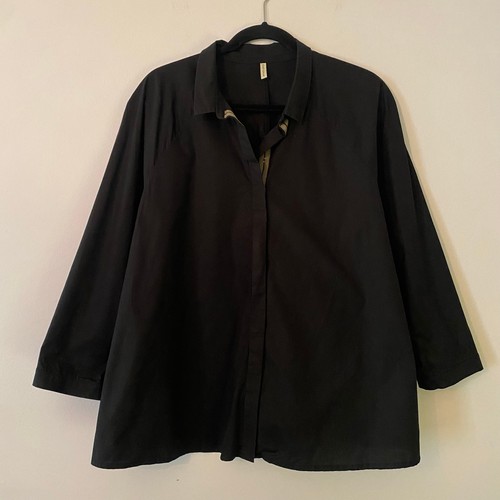 Annette gortz black snap shirt - snap,