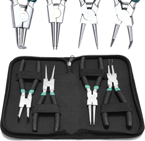 Circlip pliers set 4pcs - pliers,