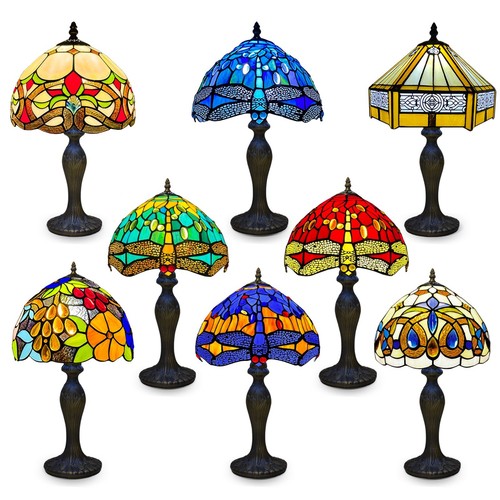 Tiffany style table - tiffany, lamp