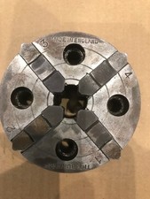 Burnerd 3" Four Jaw Independent Lathe Chuck with key