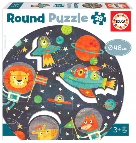 Educa round cosmos puzzle - round, 28