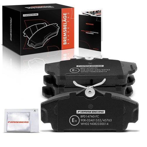 Premium front brake pads set - front,