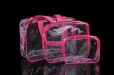3 pcs Clear Transparent Bag