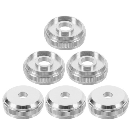 6pcs silver metal trumpet - silver,
