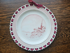 antique ribbon plate victorian