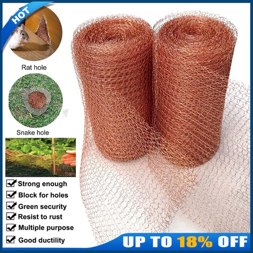 12m pure copper mesh knitted - pure,