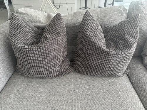 Ikea gullklocka grey pillow - 2x,