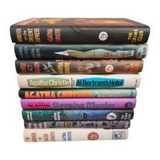 Agatha Christie Book Set Collection Hardback Crime Novels Rare 2006 Bundle