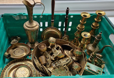 JOB LOT BRASS BOWL