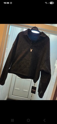 Playboy hoodie womens grey - hoodie,