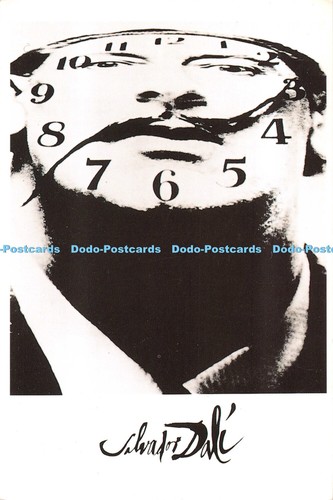 D111876 clock face salvador - clock,