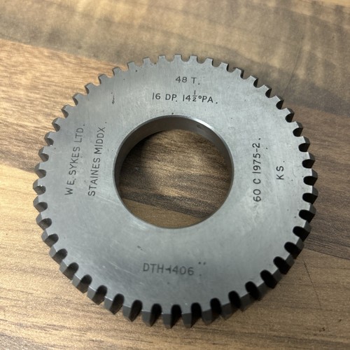 Gear shaper cutter sykes - cutter,