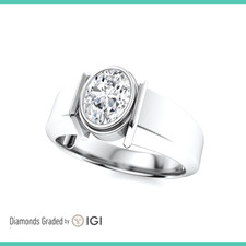 IGI 2.03 CT F VS2 Oval Cut Lab
