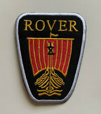 ROVER-VIKING SHIP-MOTOR RACING CAR FESTIVAL - Embroidered Iron on Sew on PATCH