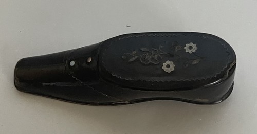 Antique vintage shoe - shoe, snuff