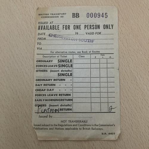 Railway ticket issued - railway,