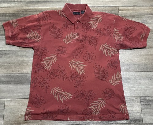 Stylo golf shirt mens red - stylo,