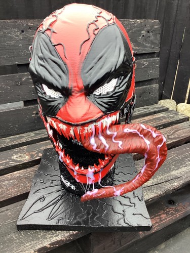 Deadpool venom mask customised - deadpool,