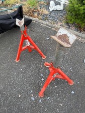 2x Ridgid RJ-98 V-Head  Pipe Stand 56667 SET OF 2
