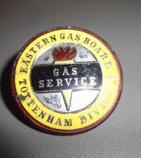 Eastern Gas Board Tottenham Division 'Gas Service' Enamel Cap Badge Fattorini