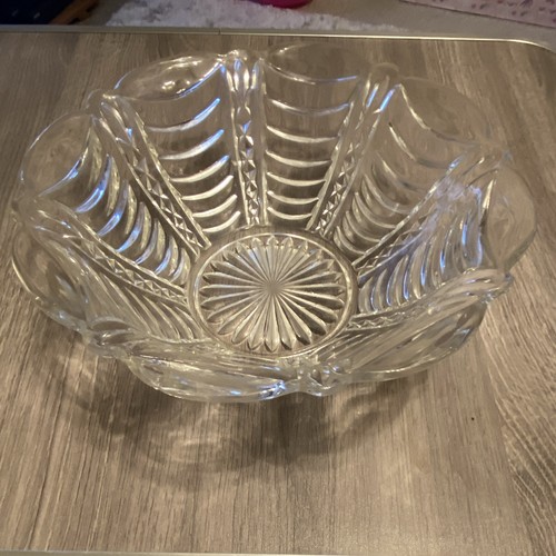 Vintage clear pressed - pressed, glass