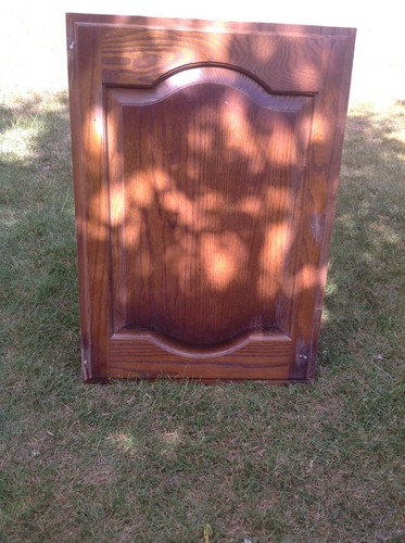 Mfi oak kitchen cupboard - cupboard, doors