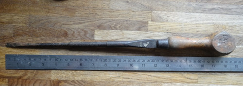 Long vintage wooden - long,