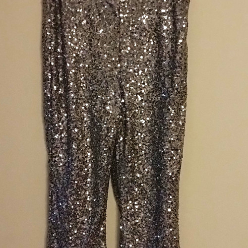 Girls silver sequin party - sequin,