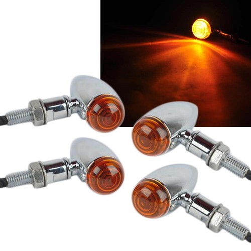 4pcs chrome motorcycle mini - motorcycle,