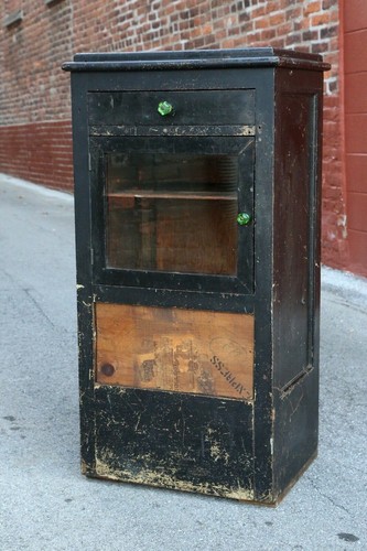 Antique medical dental cabinet - antique,