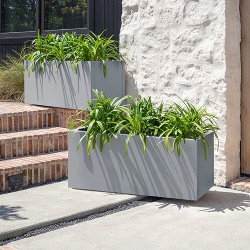 Zinc galvanised steel trough - zinc,