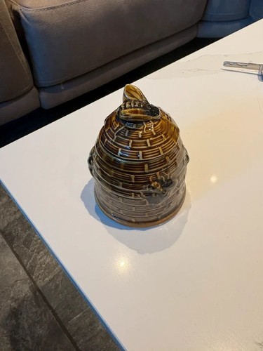 Vintage ceramic beehive honey - vintage,