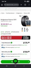 2 X BRIDGESTONE POTENZA S001