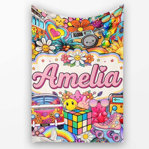 Soft fleece blanket cute - soft,