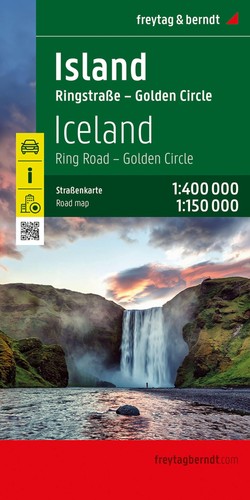 Iceland road map - 1:400, 000