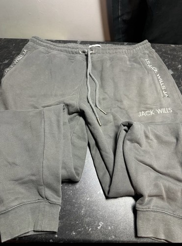 Jack wills grey joggers large - grey,