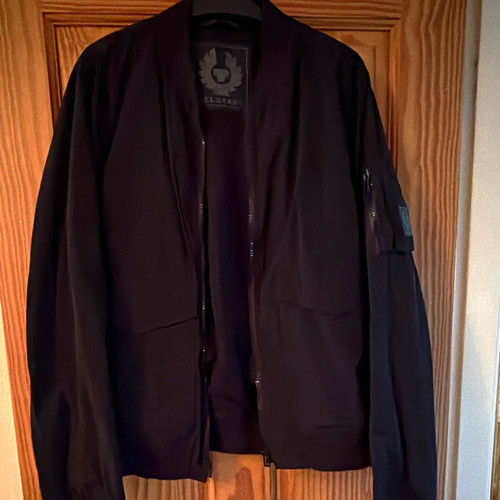 Belstaff black bomber jacket - black,
