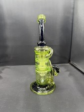 Heady Glass Recycler. Citrine