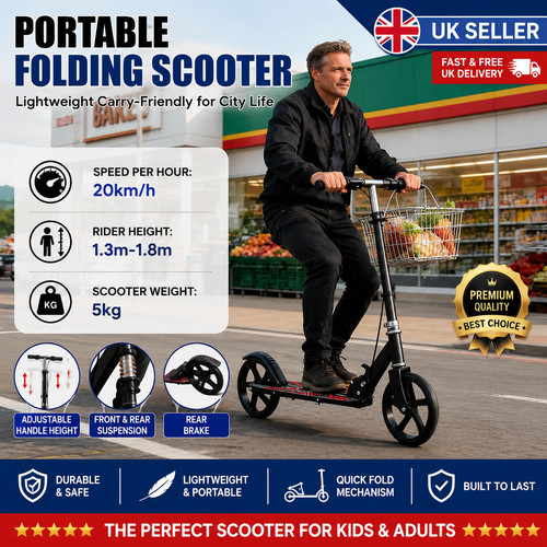 Foldable commuter scooter - commuter,