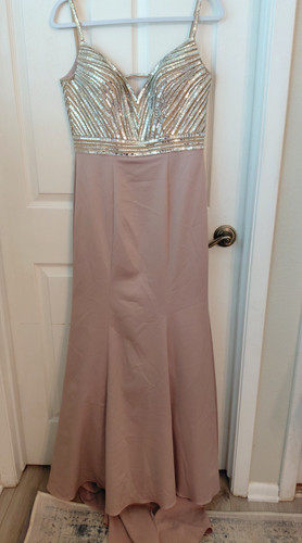 Femme champagne maxi dress - femme,
