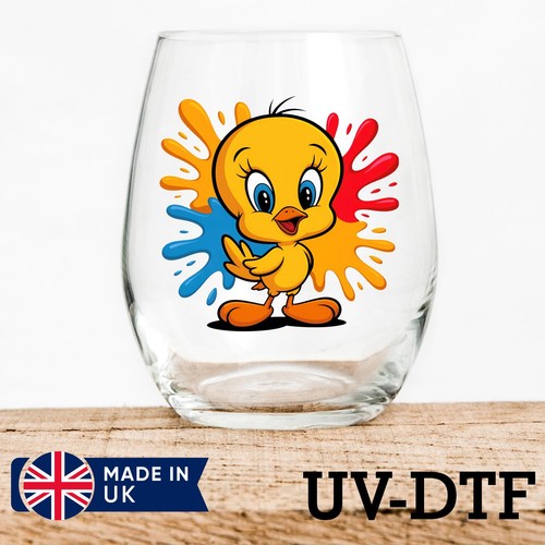 Tweety bird 8pcs - uv, dtf