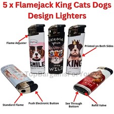 5 Flamejack KING CATS DOGS